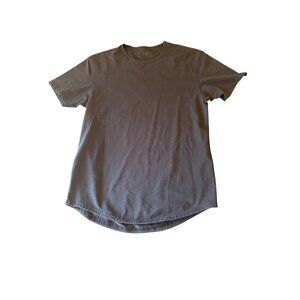 BYLT Premium Basics Drop-Cut S/S Mens Shirt LUX Size L Black Workout Athletic